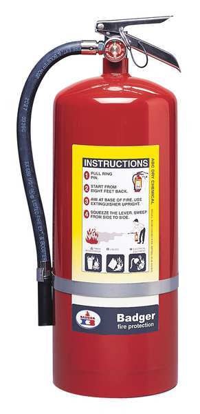 Fire Extinguisher, 6A:120B:C, Dry Chemical, 20 lb