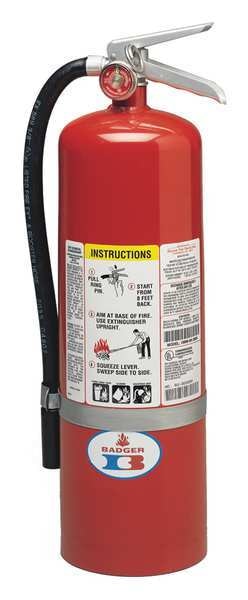 Fire Extinguisher, 4A:80B:C, Dry Chemical, 10 lb
