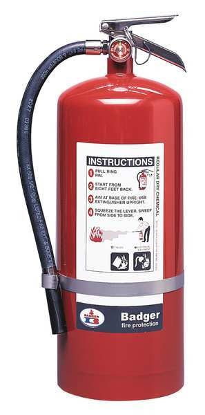 Fire Extinguisher, 120B:C, Dry Chemical, 20 lb