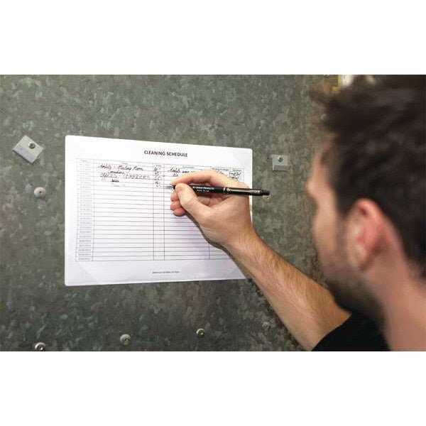 Sign Holder, Easy Write, Adhesive, PK5