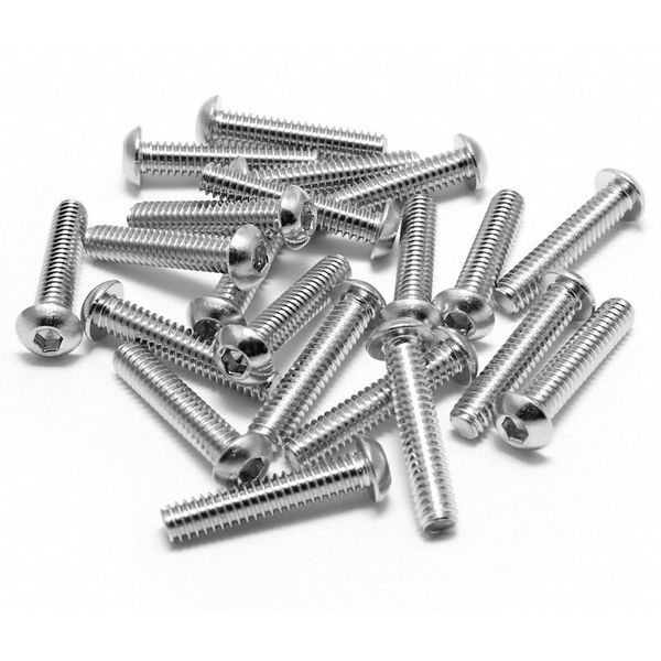 #10-32 Socket Head Cap Screw, NL-19(SM) 18-8 Stainless Steel, 1/2 in Length, 100 PK