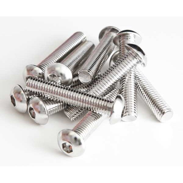 #8-32 Socket Head Cap Screw, NL-19(SM) 18-8 Stainless Steel, 3/8 in Length, 100 PK