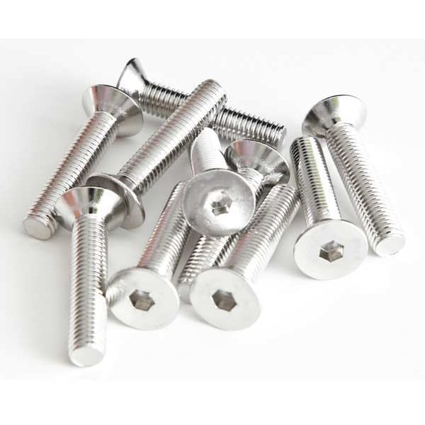 #10-32 Socket Head Cap Screw, NL-19(SM) 18-8 Stainless Steel, 1/2 in Length, 100 PK