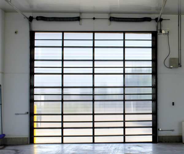 Dock Door, Aluminum, 14 ft H x 12 ft W