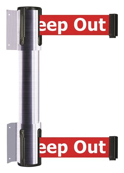 Belt Barrier, 7-1/2 ft, Danger - Keep Out