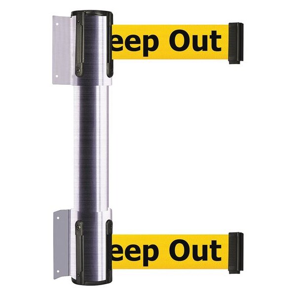 Belt Barrier, 7-1/2 ft, Danger- Keep Out