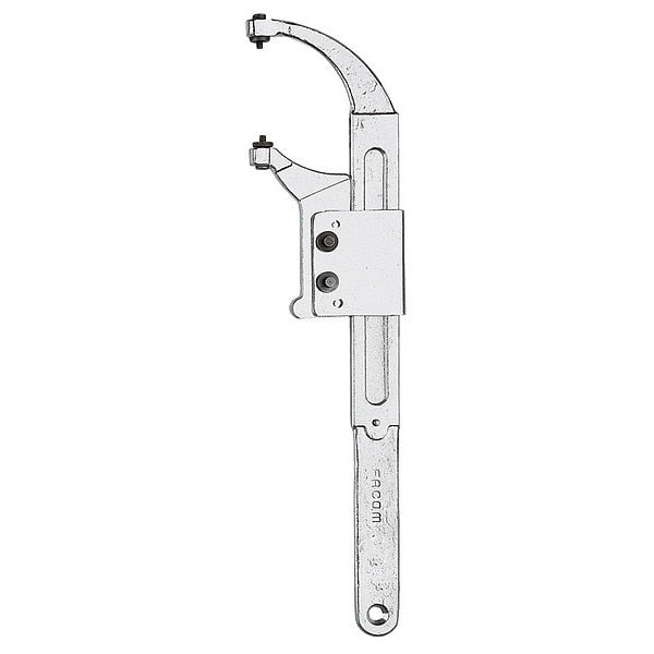 Precision Adj Pin Spanner Wrench, L 550mm
