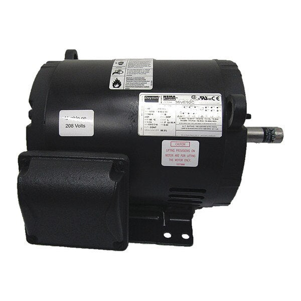 3-Phase General Purpose Motor, 1 1/2 HP, 182/4 Frame, 230/460V AC Voltage, 1,770 Nameplate RPM