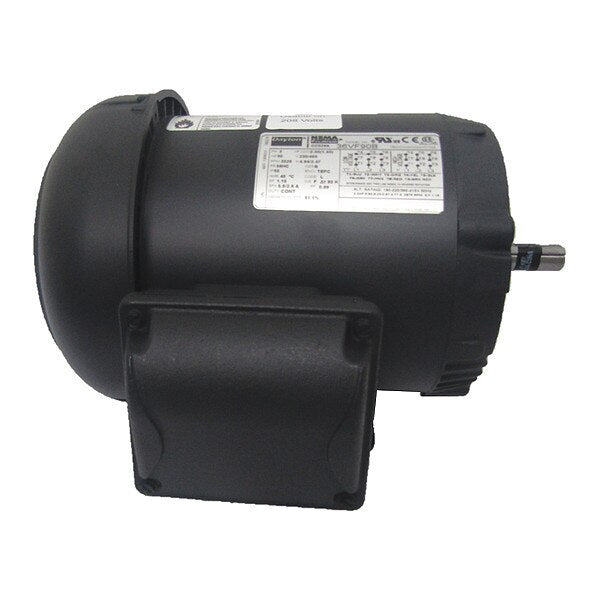 3-Phase General Purpose Motor, 2 HP, 56HC Frame, 230/460V AC Voltage, 3,480 Nameplate RPM
