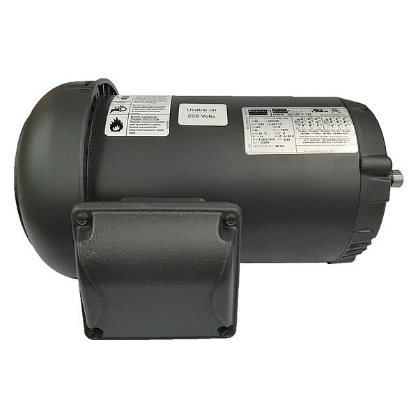 3-Phase General Purpose Motor, 2 HP, 56C Frame, 230/460V AC Voltage, 1,745 Nameplate RPM