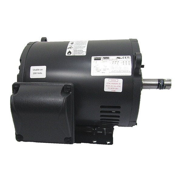 3-Phase General Purpose Motor, 5 HP, 213/5 Frame, 230/460V AC Voltage, 3,550 Nameplate RPM