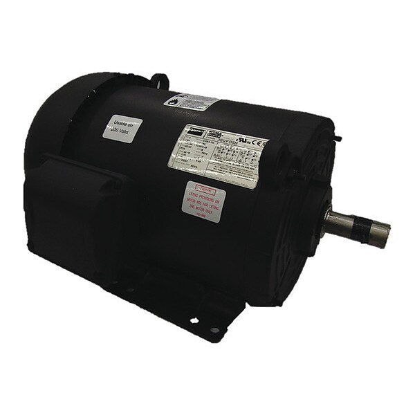 3-Phase General Purpose Motor, 5 HP, 182/4T Frame, 230/460V AC Voltage, 1,750 Nameplate RPM
