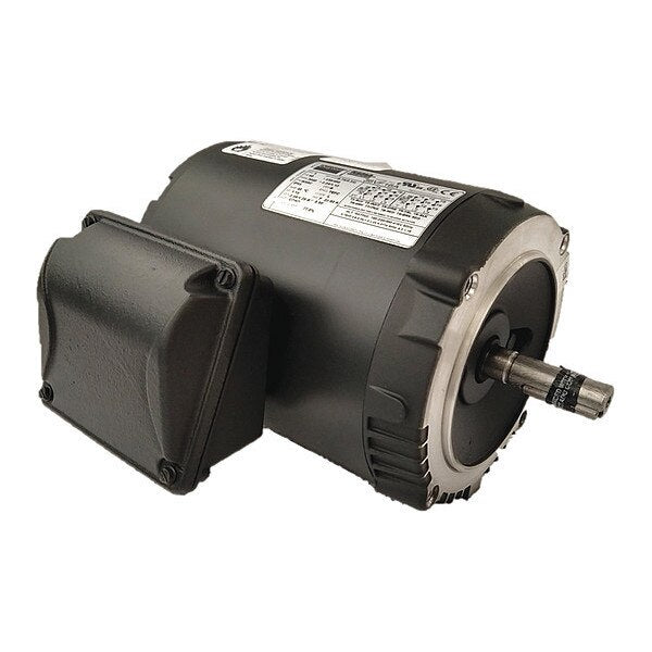 3-Phase General Purpose Motor, 3/4 HP, 56C Frame, 230/460V AC Voltage, 3,520 Nameplate RPM