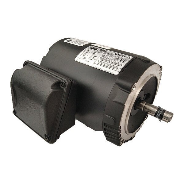 3-Phase General Purpose Motor, 1 1/2 HP, 56C Frame, 230/460V AC Voltage, 3,470 Nameplate RPM