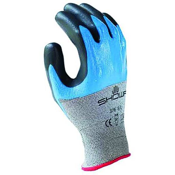 Double Coated Cut Resistant Glove, A4 Cut Level, Nitrile, S, 1 PR