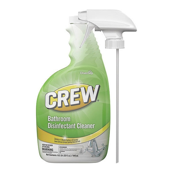 Crew Bthrm, Disinfectant Cleaner, 32oz, PK4