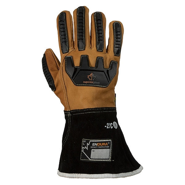 Cold Protection Impact-Resistant Drivers Gloves, Thinsulate Lining, M