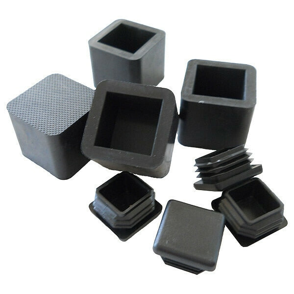 Replacement Square Rubber Tips and Plastic Inserts, For 1