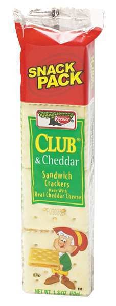 1.8oz. KeeblerÂ® Club & Cheddar Crackers, 12 PK