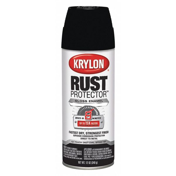 Rust Preventative Spray Paint, Hunter Green, Satin, 12 oz.