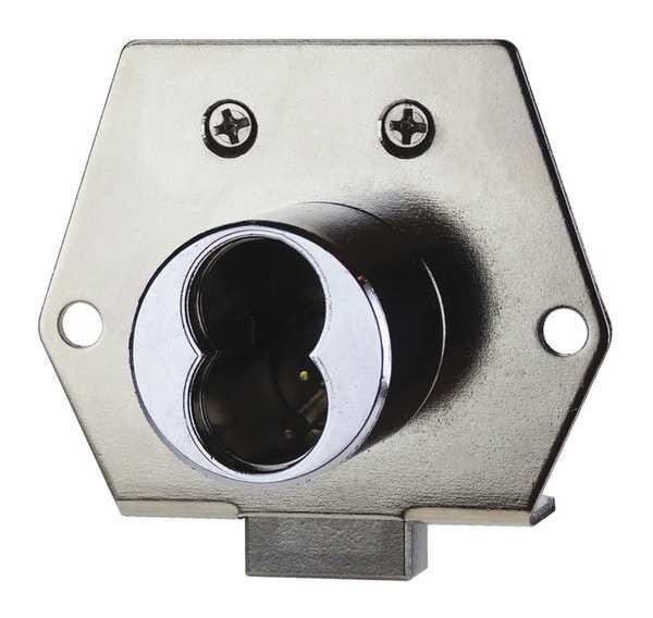 Drawer Dead Bolt with Interchangeable Core, Coreless, SFIC Key, For Material Thickness 1 1/16 in
