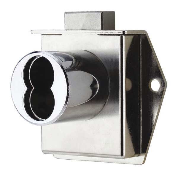 Drawer Dead Bolt with Interchangeable Core, Coreless, SFIC Key, For Material Thickness 1 1/16 in