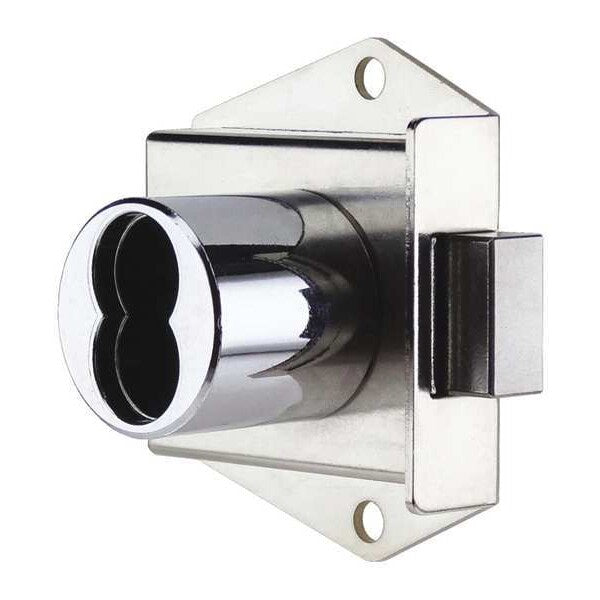 Interchangeable Core Cabinet Dead Bolt, Coreless, SFIC Key, For Material Thickness 1 1/16 in