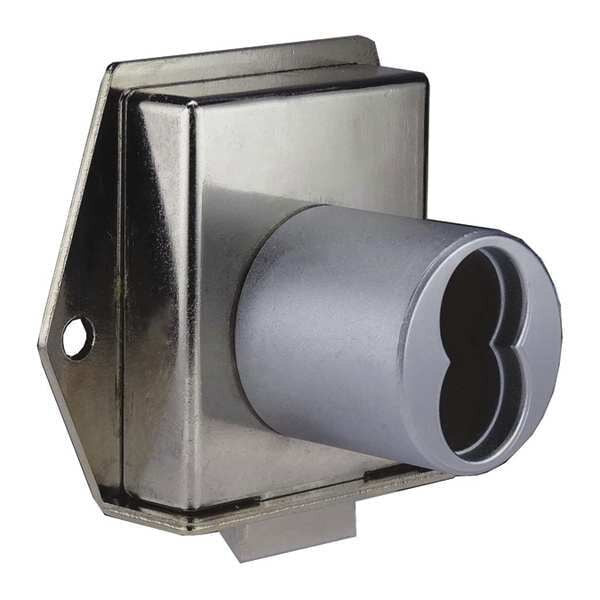 Drawer Dead Latch with Interchangeable Core, Coreless, SFIC Key, For Material Thickness 1 1/16 in