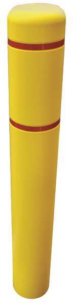 Post Sleeve, 4 In Dia., 64 In H, Yellow