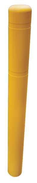 Post Sleeve, 4 In Dia., 64 In H, Yellow