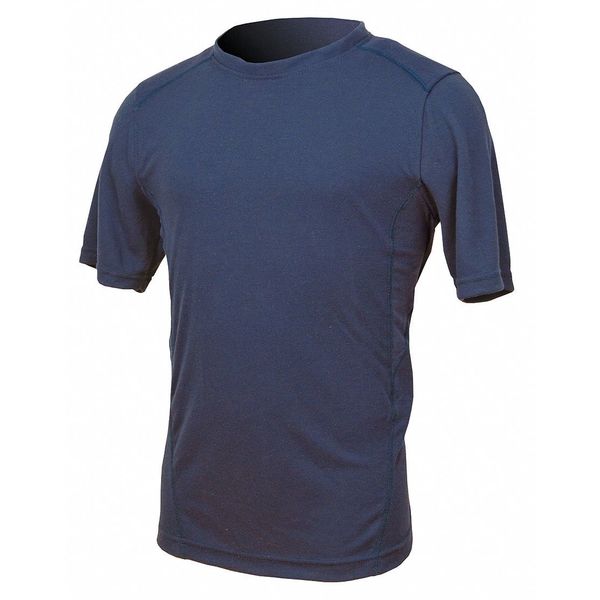 Flame Resistant Crewneck Shirt, Navy, 3XL