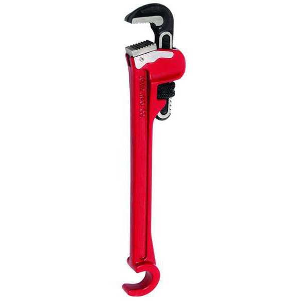 10 in L 1 in Cap. Alloy Steel Straight Pipe Wrench