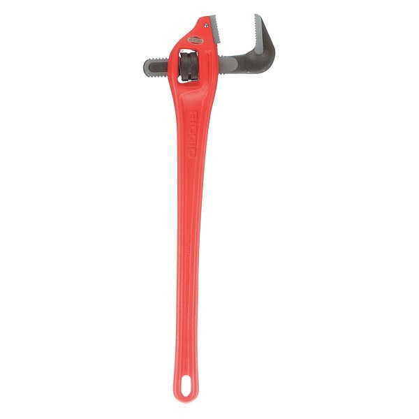 24 in L 3 in Cap. Cast Iron End Pipe Wrench