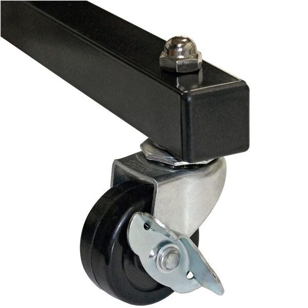 Swivel Stem Caster, Rubber, 2 in., 70 lb.