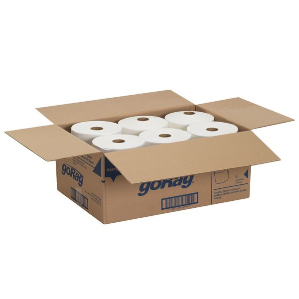 Dry Wipe Roll, White, Dispenser Box, Double Recreped (DRC), Various Wipes, Various