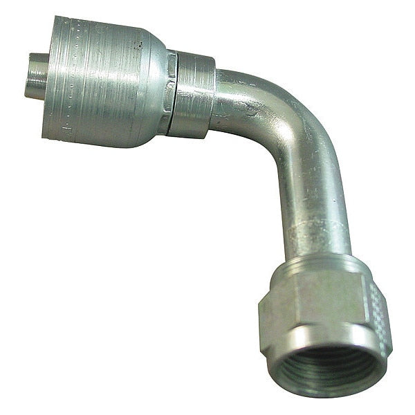 Hydraulic Hose Fitting, 90deg Elbow Shape