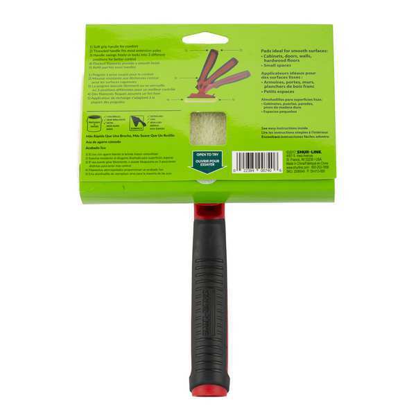 Paint Pad, 7 in. x 3-3/4 in., Plastic, Red
