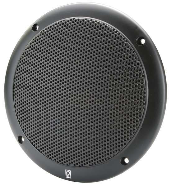 Outdoor Speakers, Black, 2-1/2in.D, 40W, PR