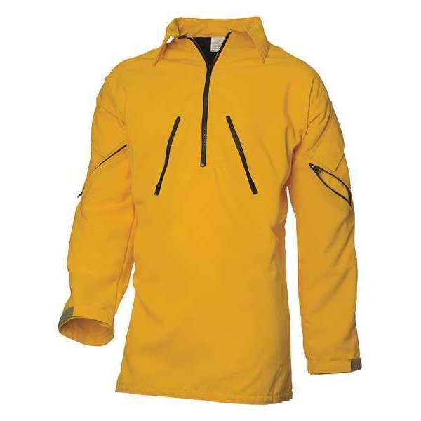 Wildland Fire Shirt, S, Yellow, Zipper