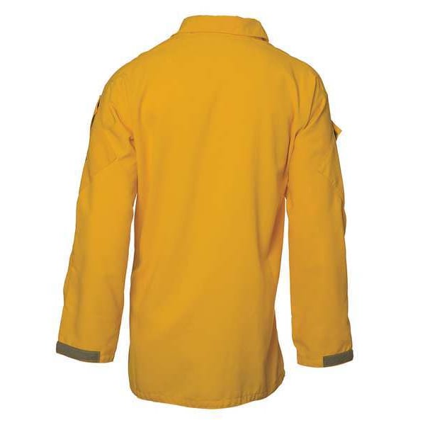 Wildland Fire Shirt, XL, Yellow, Zipper