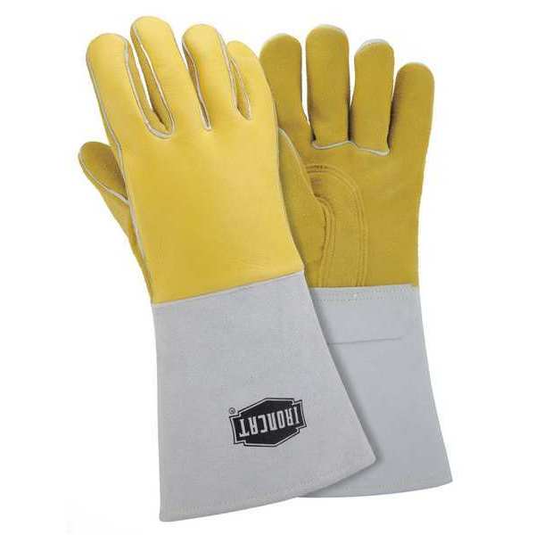 Stick Welding Gloves, Elkskin Palm, L, PR