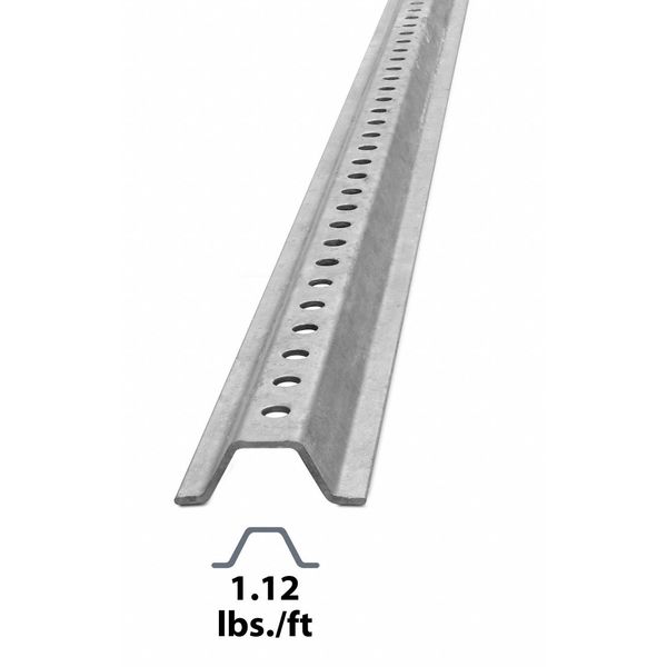 Sign Post, Silver, Steel, 7 ft L