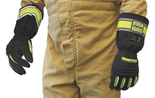 Flame and Heat Resistant Gloves, S, PR