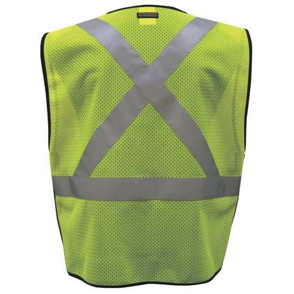 L/XL Class 2 High Visibility Vest, Orange, Gender: Unisex