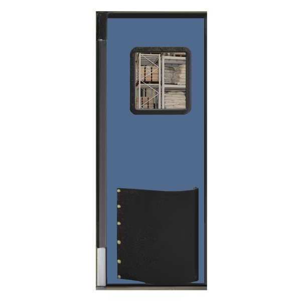 Swinging Door, 7 x 3 ft, Cadet Blue