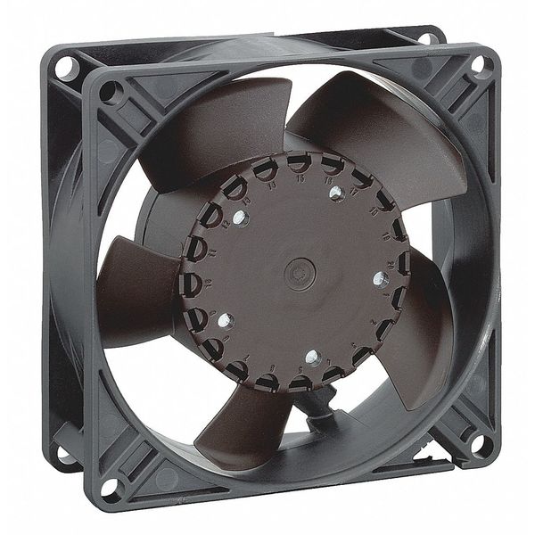 Standard Square Axial Fan, Square, 24V DC, 54 cfm, 3 5/8 in W.