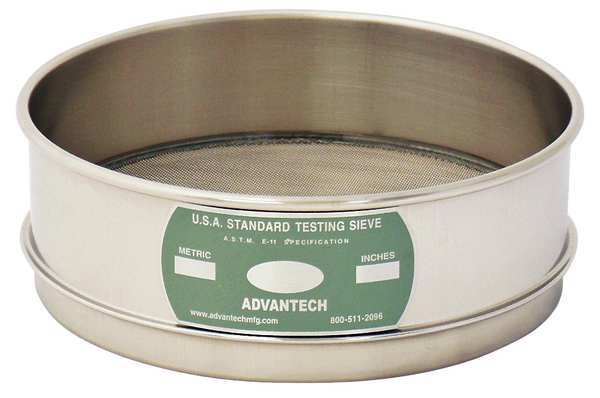 Sieve, #45, S/S, 8 In, Full Ht