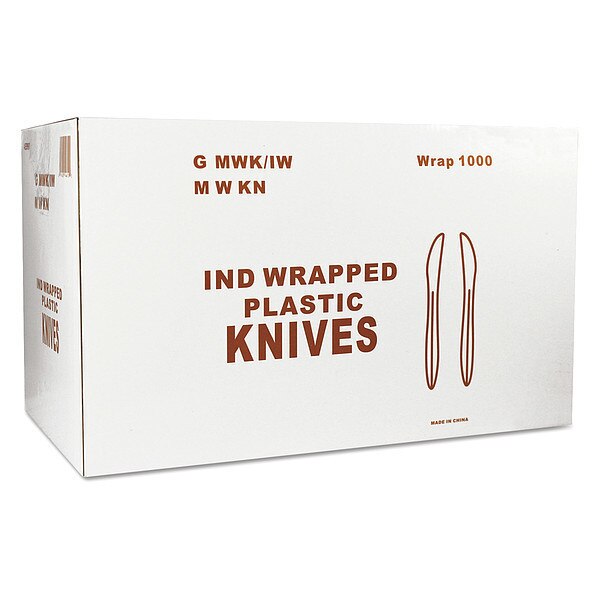 Knives, White, 6-1/4