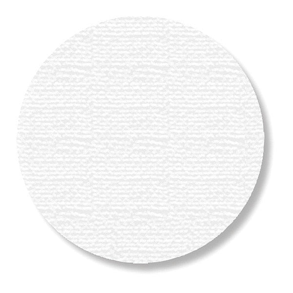 Floor Tape Dot, Solid, White, 3.5