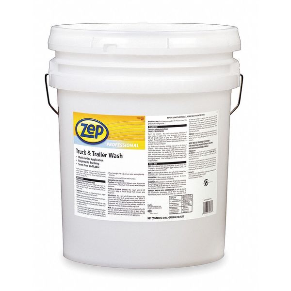 Truck And Trailer Wash, Pail, 5 gal Concentrate, Liquid, Mild